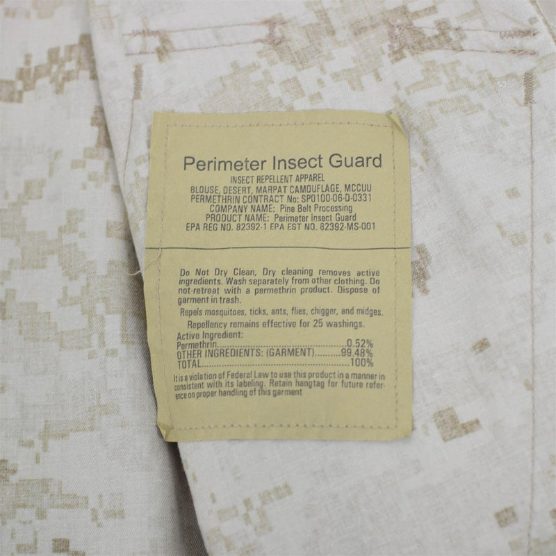Originele Amerikaanse legertroepen jas BDU digitale woestijn camo shirts militair probleem