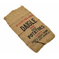 Originele US Army WWII Aardappelzak Vintage Militaire Surplus Opbergtas Bruin