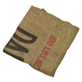 Originele US Army WWII Aardappelzak Vintage Militaire Surplus Opbergtas Bruin