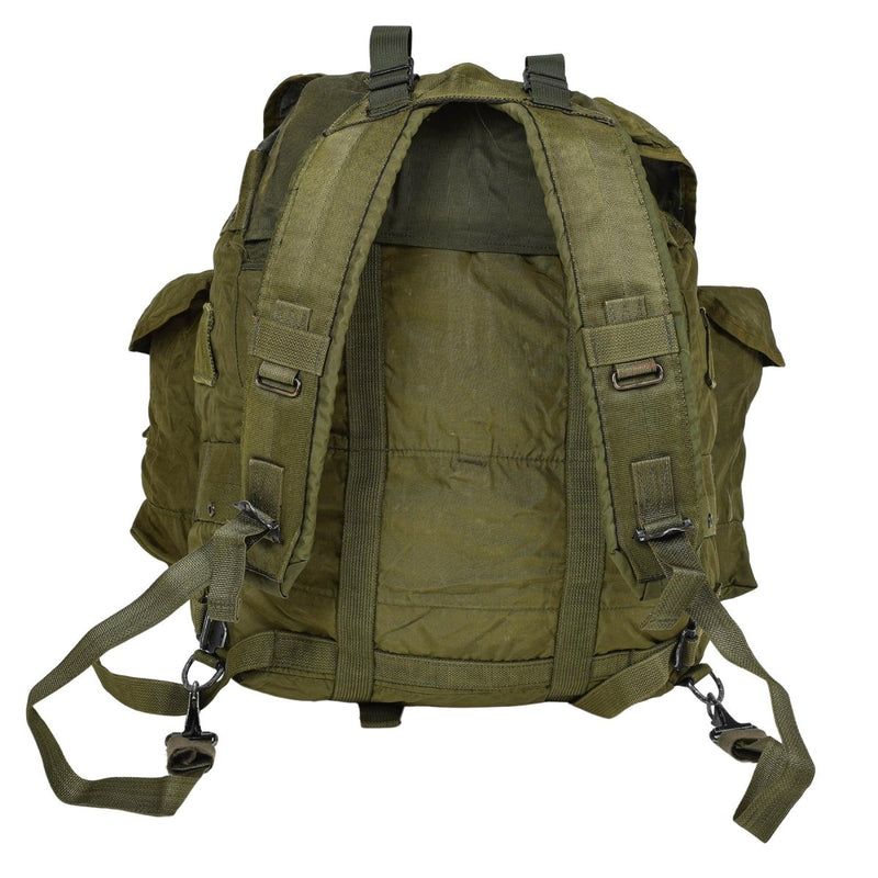Original U.S. Military 50l Tactical Backpack 3 Outer Gear Pouches Olive Color - GoMilitar