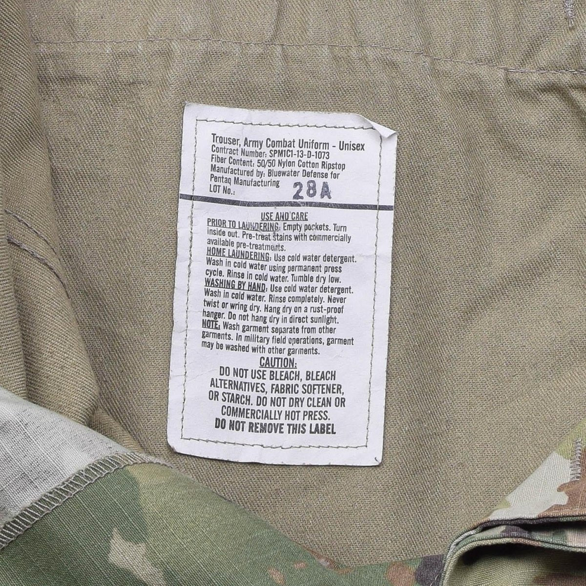 Origineel Amerikaanse militaire actieve gevechtsuniform tactische veldparts multicam