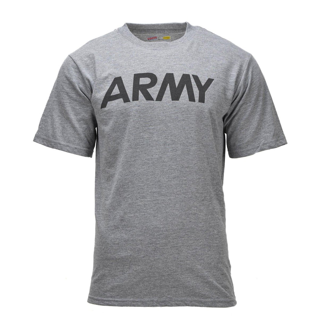 Origineel Amerikaans militair klassiek GI T-shirt met korte mouwen Soffe legerlogo grijs