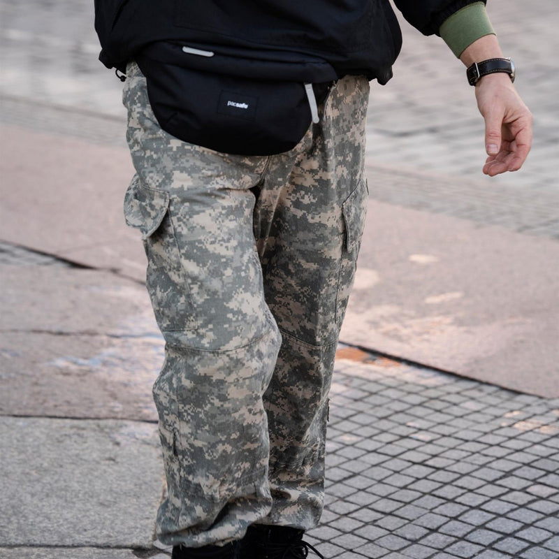 Pantalon de terrain militaire américain original Rip Stop ACU Digital Tiger Stripe Camo