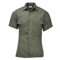 Chemises tactiques de campagne militaires américaines originales olive à manches courtes fatigue de l'armée NEUF