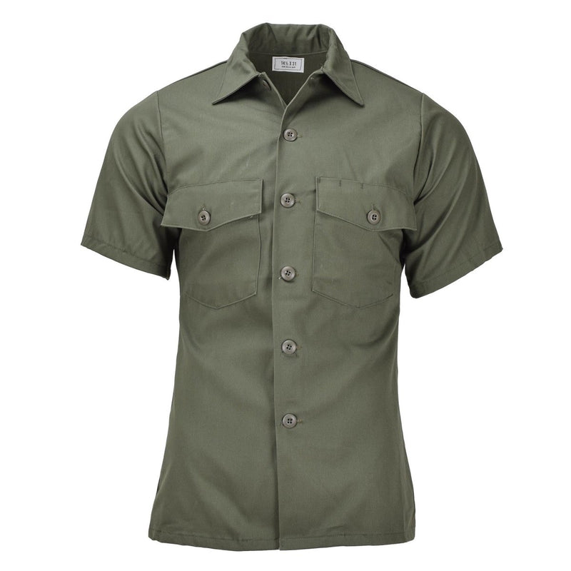 Original U.S. Military field tactical olive shirts short sleeve army fatigue NEW - GoMilitar