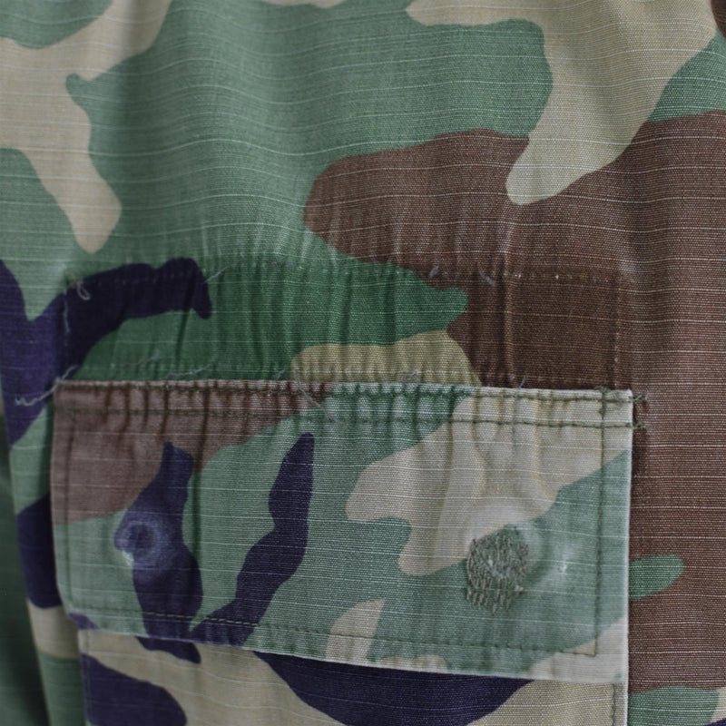 Origineel Amerikaanse militaire jas Ripstop Woodland Camouflage BDU Troops Shirt