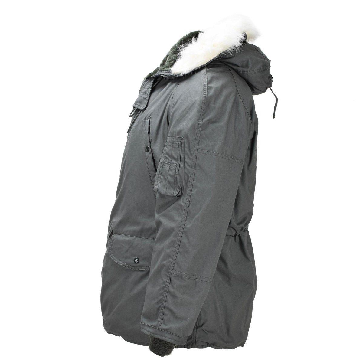 Originele Amerikaanse militaire N-3B koudweerparka, windweerbestendig olijfgroen