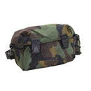 Original U.S. Military shoulder bag pouch woodland camouflage buckle closure NEW - GoMilitar