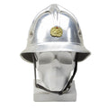 Casque de pompier en aluminium gris militaire d'origine yougoslave, badge de départ rouge de l'armée