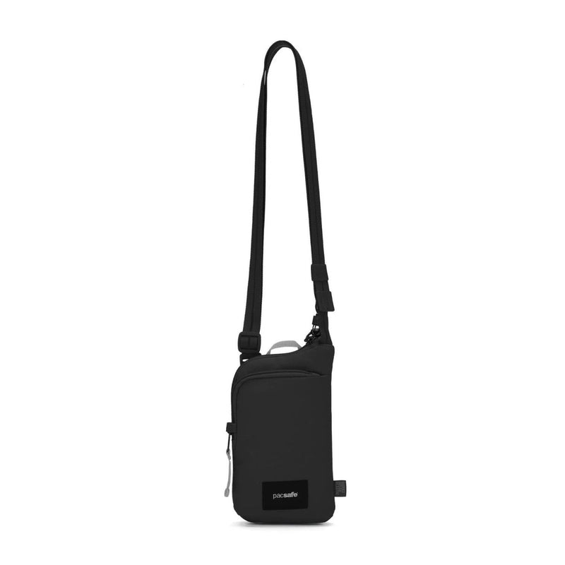 Pacsafe go anti diefstal tech crossbody tas 3.5L rfid blokkeer gesneden resistent zwart