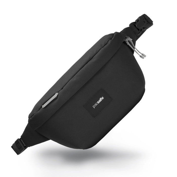 Pacsafe Go Heuptas 2,5L PFC Gratis Anti Diefstal RFID safe Sling Pack Zwart - GoMilitar