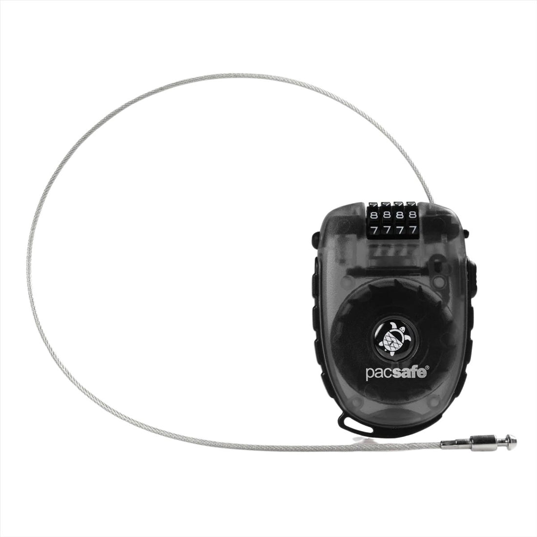 Pacsafe Retractasafe 250 câble antivol rétractable 4 cadran fil en acier inoxydable