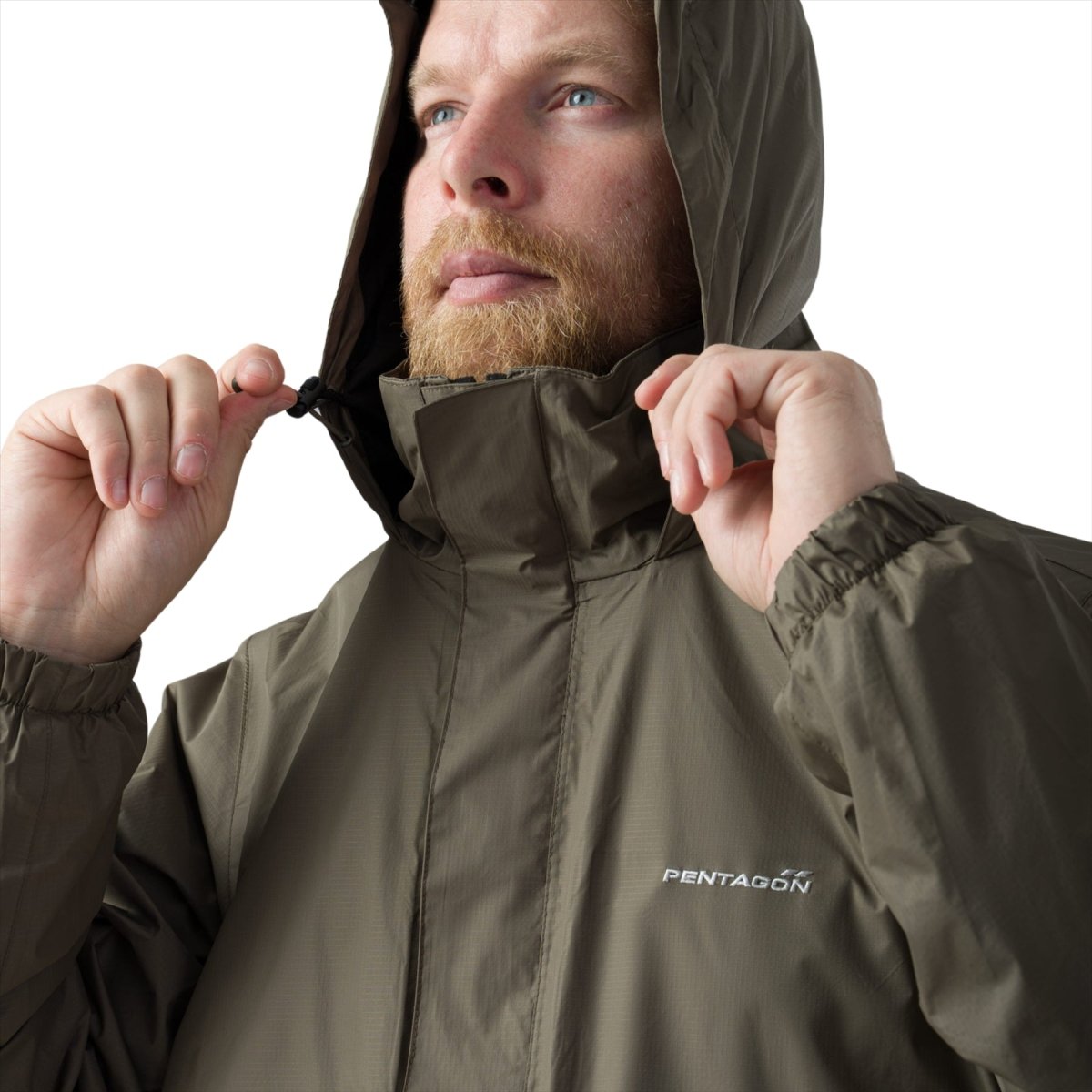 PENTAGON Atlantic V2.0 Veste de pluie légère avec revêtement DWR résistant à l'eau
