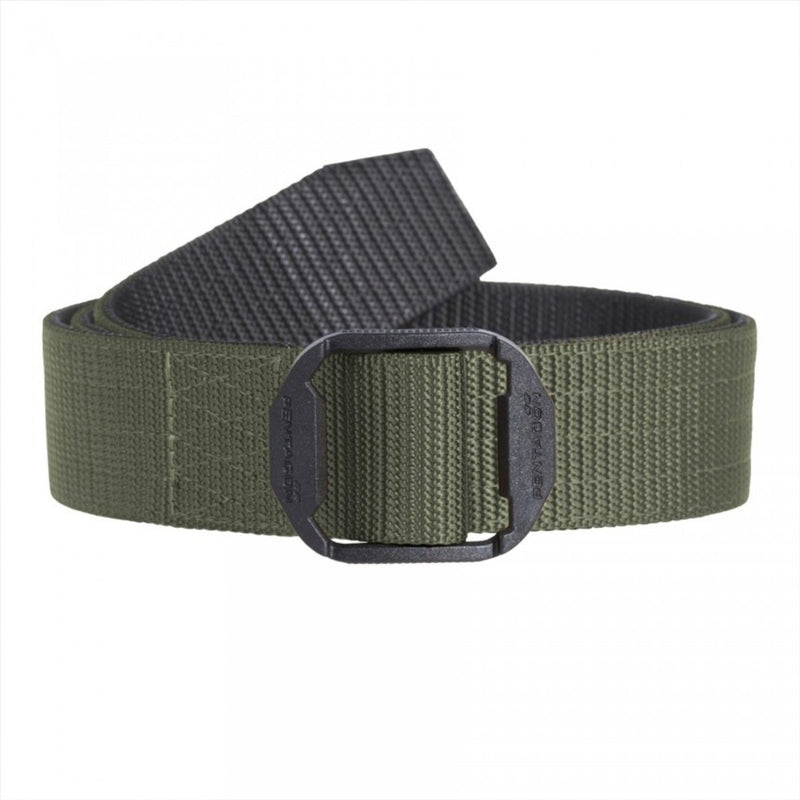 PENTAGON Komvos Double Belt Tactical Nylon Webbing Non Metal POM Buckle