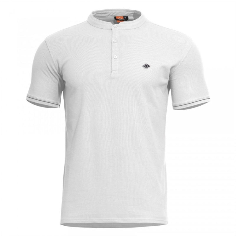 PENTAGON Levantes Henley Stripes Classic T-Shirt Short Sleeves Quick Dry