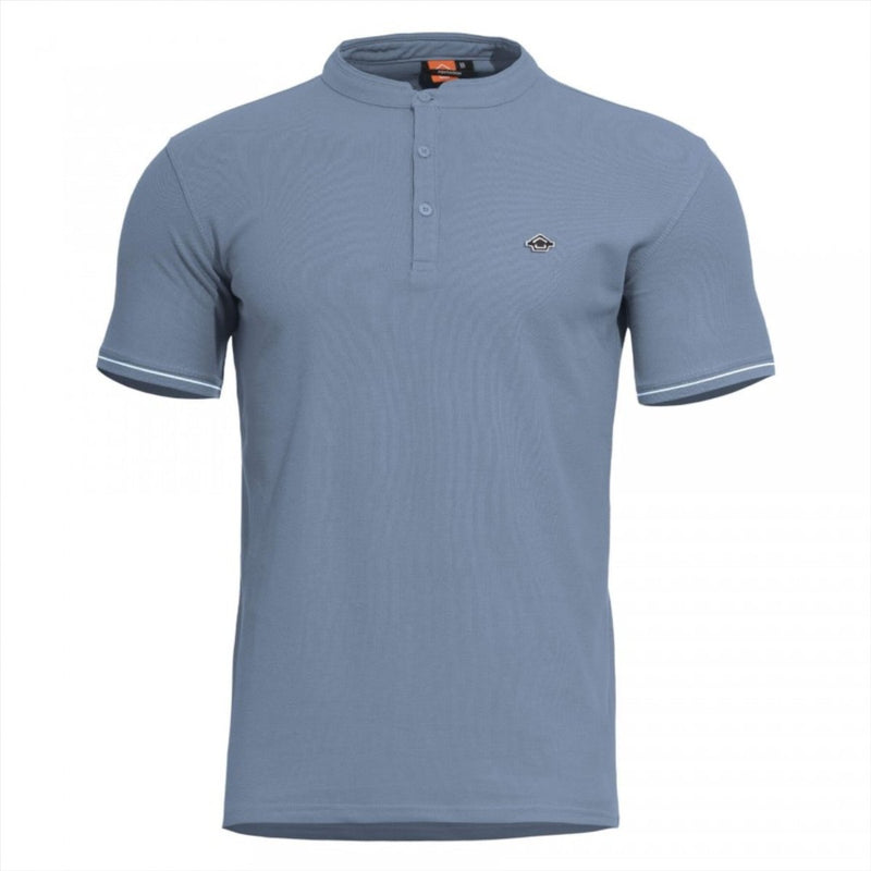 PENTAGON Levantes Henley Stripes Classic T-Shirt Short Sleeves Quick Dry