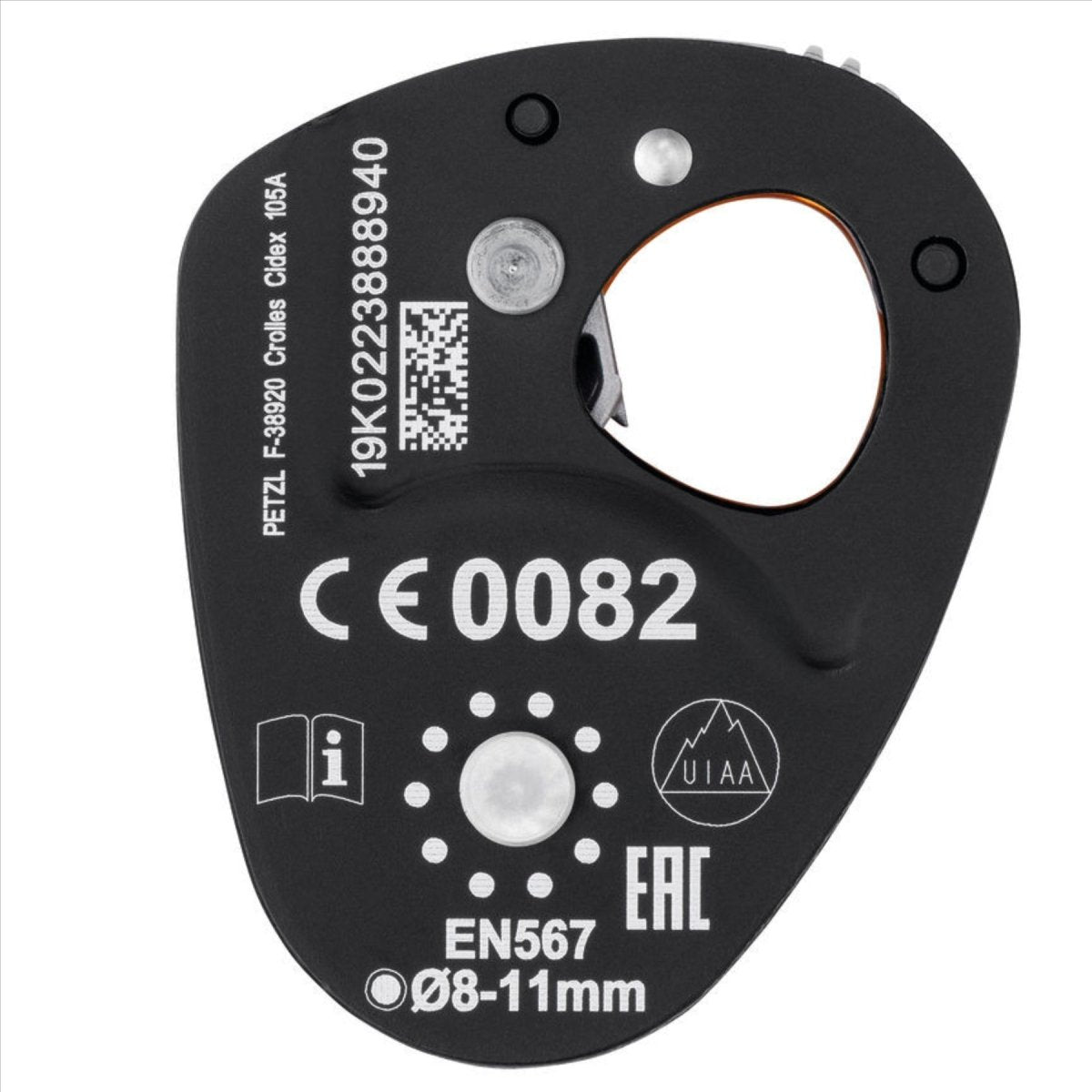 Dispositif de poulie à corde Petzl Micro Traxion Capture de progression légère 8-11 mm