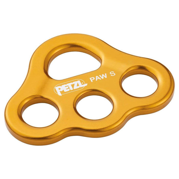 PETZL PAW S Veiligheidsmontageplaat 3 ankerpunten Hoge sterkte aluminium geel - GoMilitar