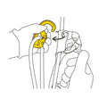Petzl Rollclip Z Triact-Lock Katrol Karabijnhaak Aluminium CE0082 20mm Touw