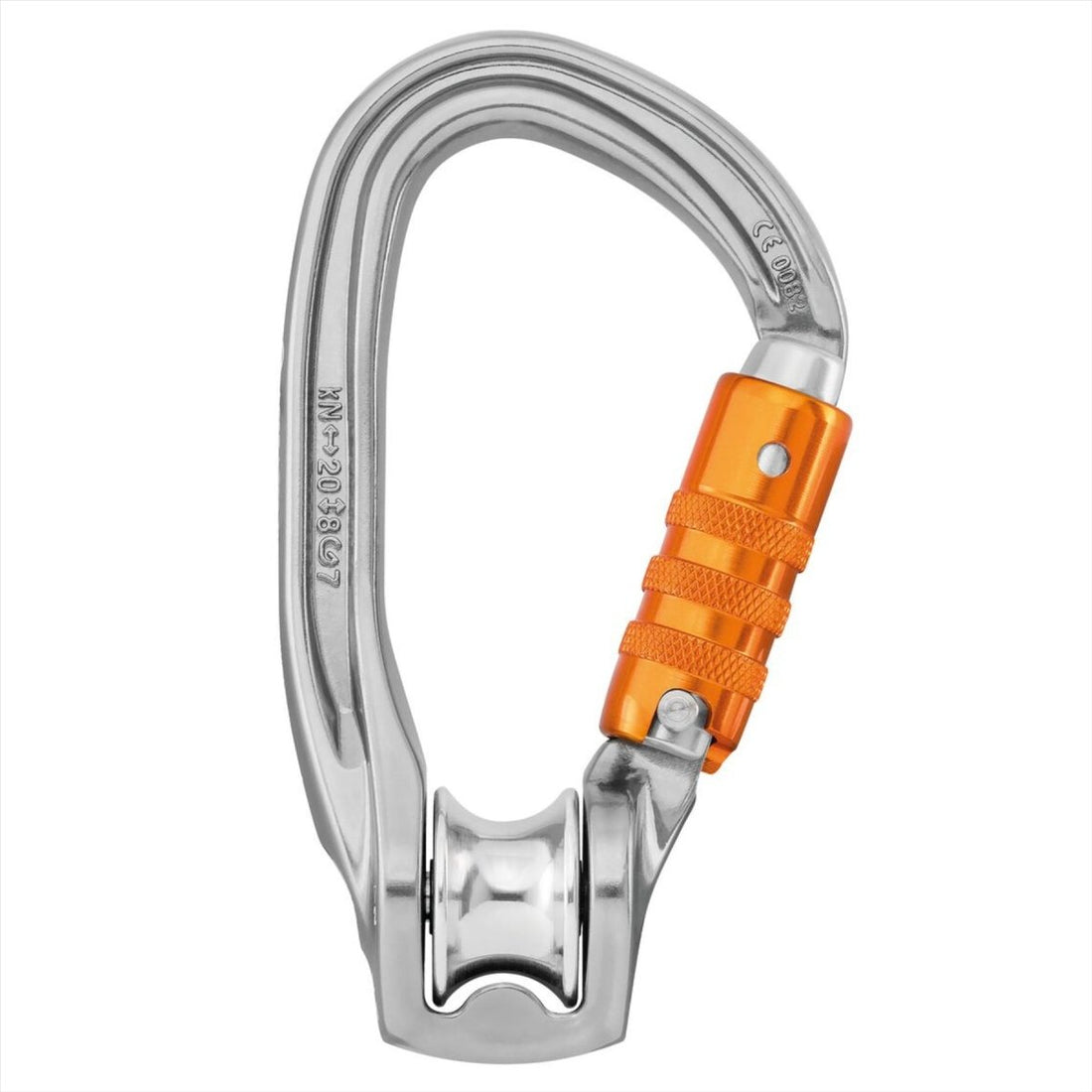 Petzl Rollclip Z Triact-Lock Katrol Karabijnhaak Aluminium CE0082 20mm Touw