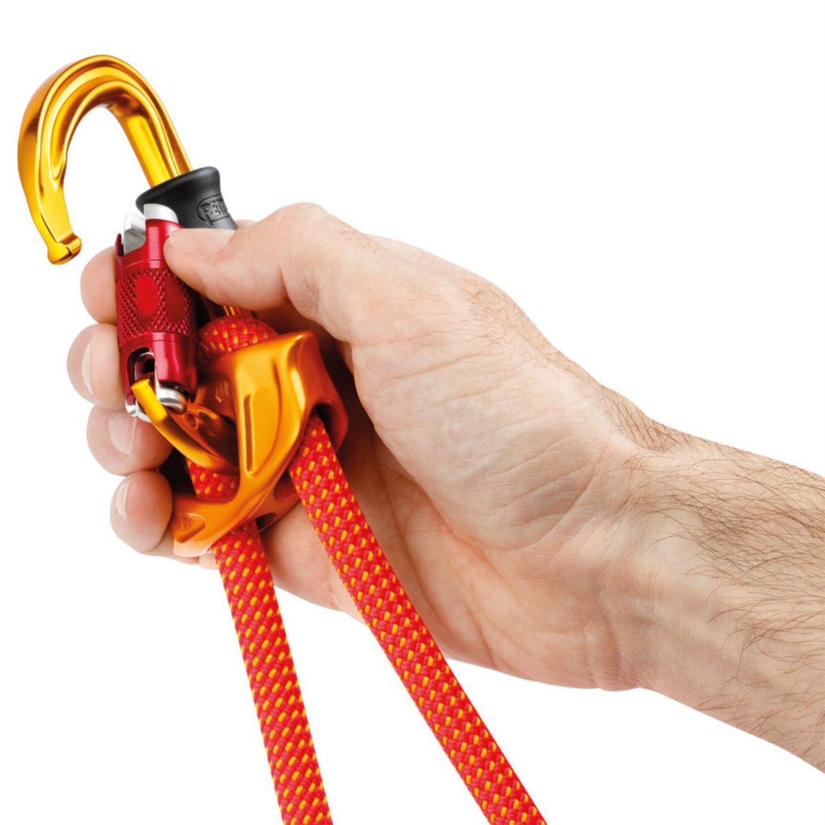 PETZL SmD RL Mousqueton de verrouillage en aluminium léger Connecteur de sécurité Jaune