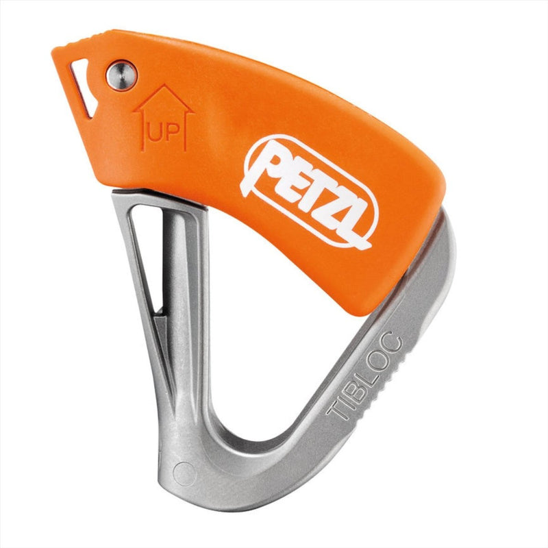 PETZL TIBLOC Rope Clamp Ascender Automatic Locking System 8-11mm Ropes Orange