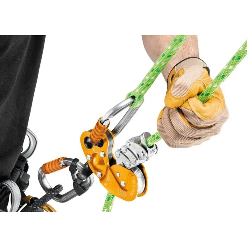 Petzl ZigZag Plus Descender Mechanical Prusik Tree Climbing CE 0082 Orange - GoMilitar