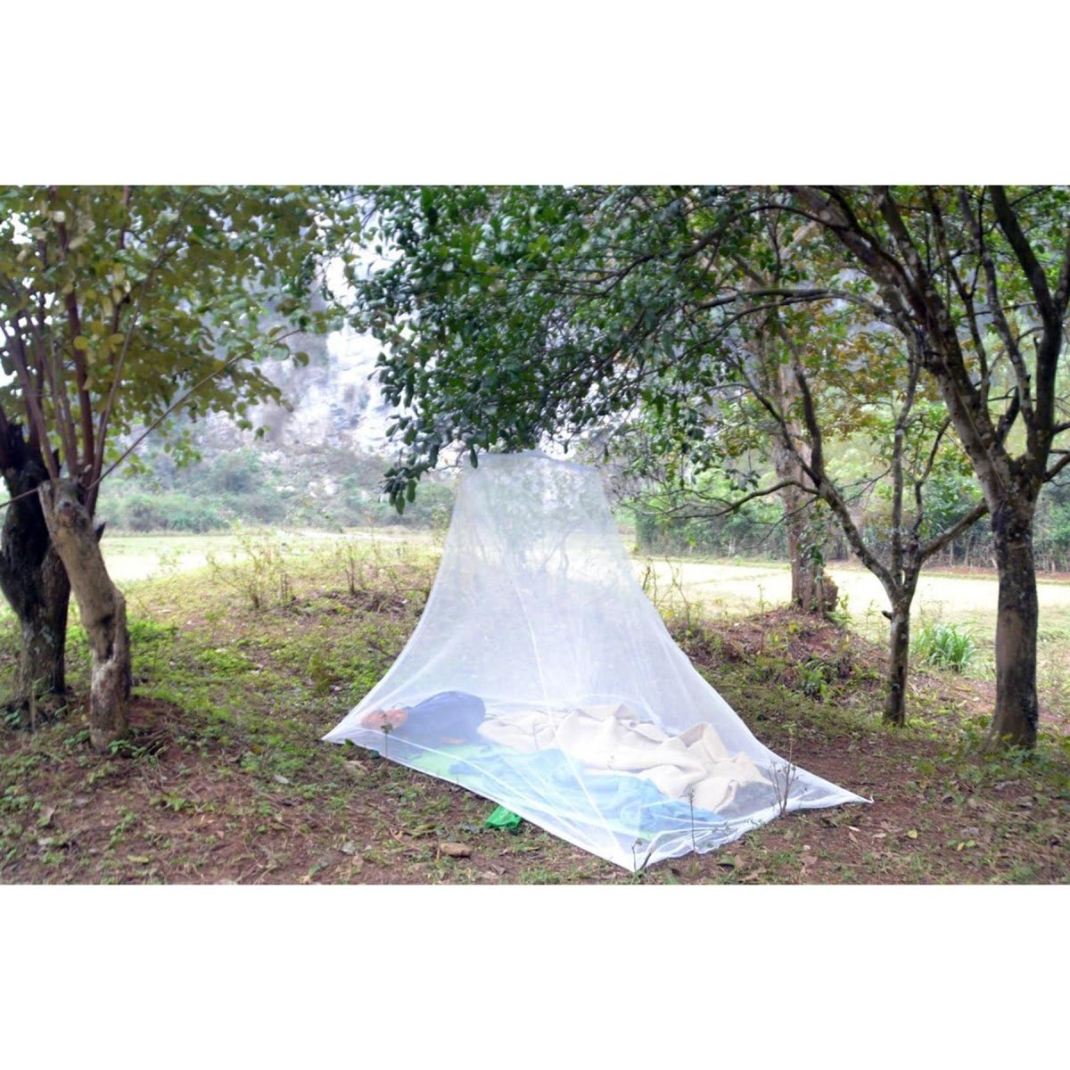 Pharmavoyage Insect Mesh Protection Trek 2 Camping trekking muggen muggen net wit