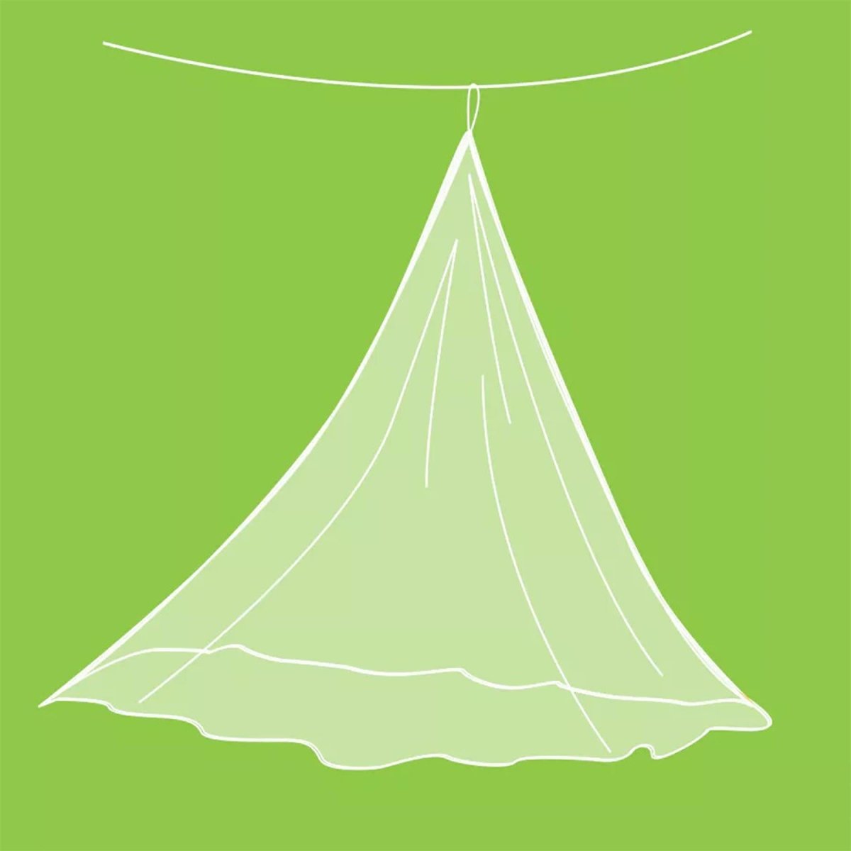 Pharmavoyage Filet anti-insectes Trek 1 camping extérieur protection anti-insectes Blanc