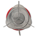 Top view of the Primus Essential Trail DUO camping stove showing the metal tripod stand and burner head.