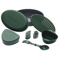 Kit de repas de camping Primus Frigg W Piezo, boîte à lunch bushcraft, assiettes de randonnée