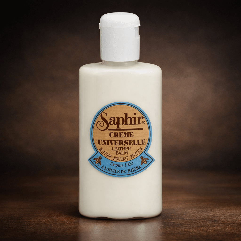 Saphir Crème Universelle Après-Après-Shampoing Cuir Chaussures Sacs Cuir Lisse 150 ml