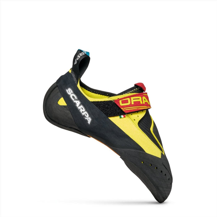Chaussons d'escalade Scarpa Drago Vibram Grip2 Murs extérieurs intérieurs Jaune - GoMilitar
