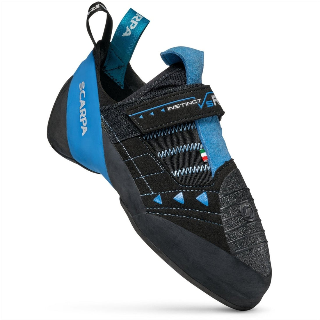 Chaussons d'escalade Scarpa Instinct VSR Azure Bouldering Sport Blazk Azure