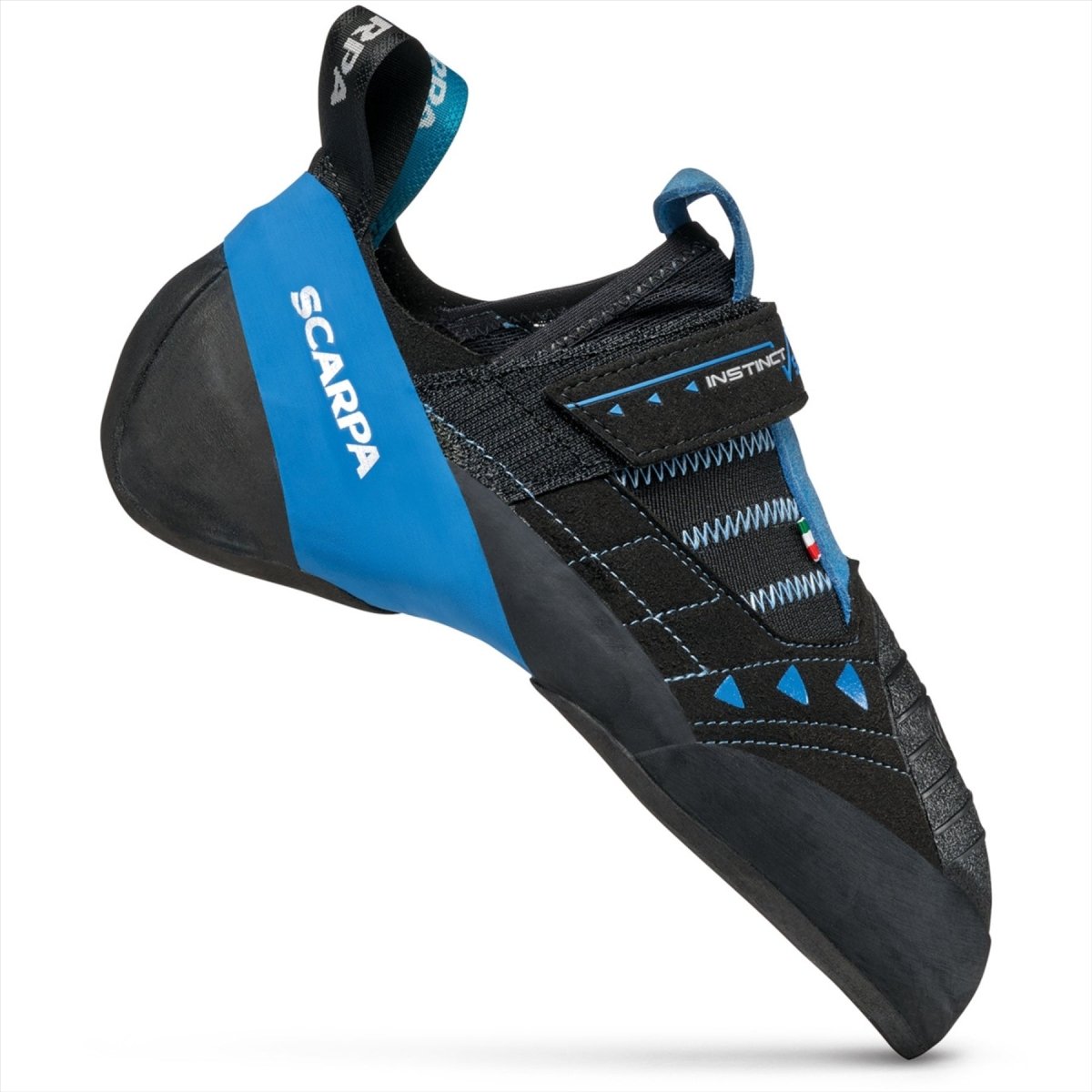 Chaussons d'escalade Scarpa Instinct VSR Azure Bouldering Sport Blazk Azure