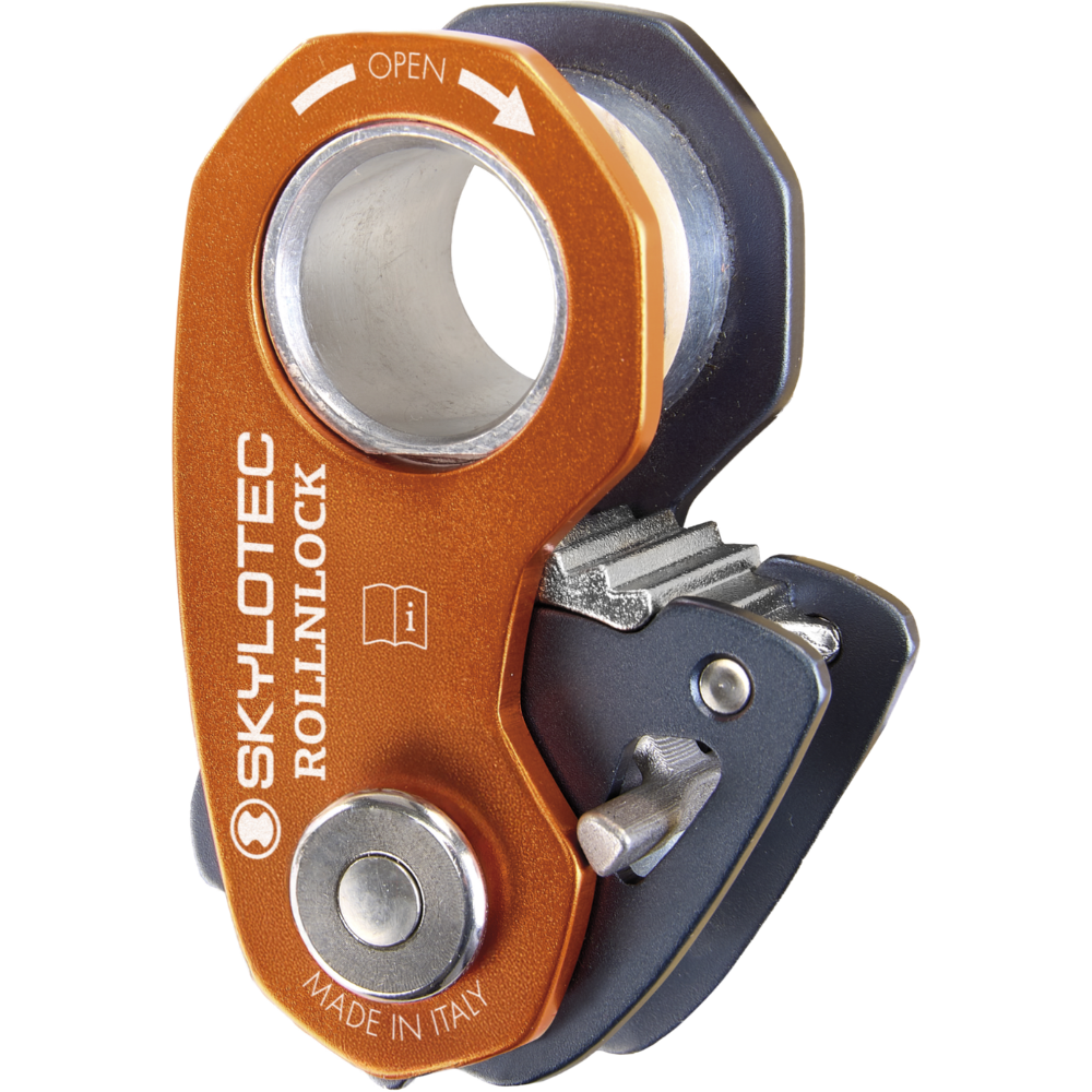Climbing Technology ROLLNLOCK Katrolapparaat Touwklem 3 in 1 Apparaat Oranje