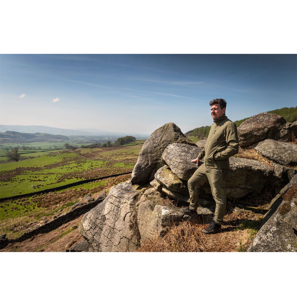 Snugpak Cyclone Softshell Veste respirante et résistante à l'eau pour extérieur Olive