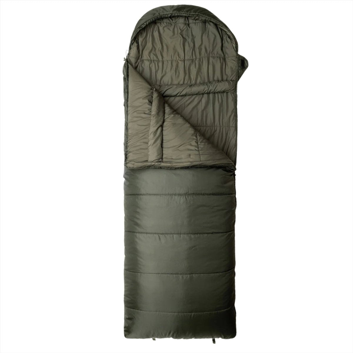 Sac de couchage d'hiver Snugpak Navigator Remplissage Isofiber Fermeture éclair côté gauche Olive