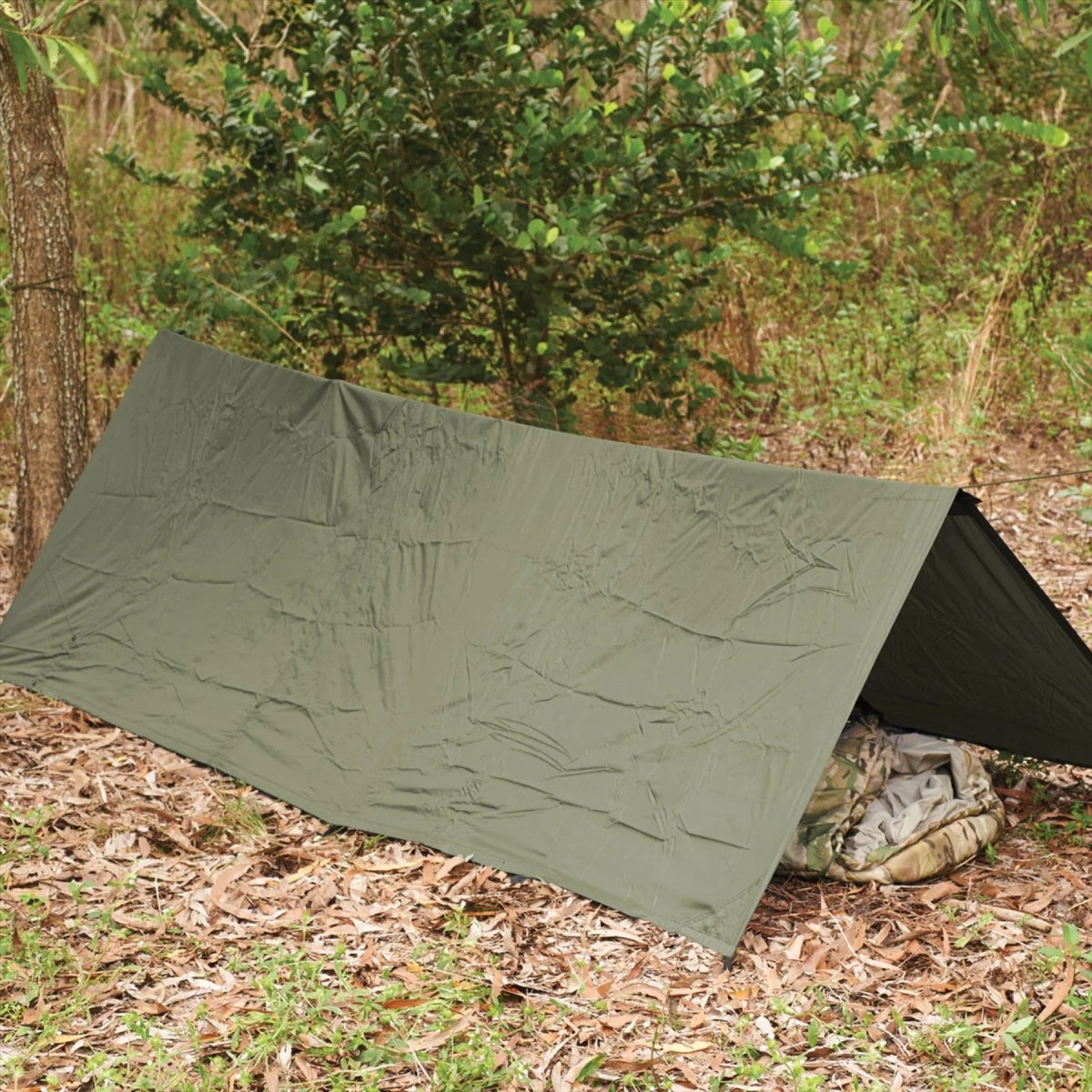 Snugpak Stasha G2 zeildoek waterdicht lichtgewicht compact shelterzeil olijf