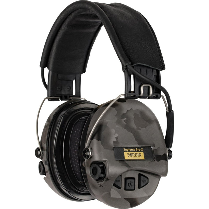 Sordin Supreme Pro X Hear2 LED Gel Actieve Gehoorbescherming Nacht Camo - GoMilitar