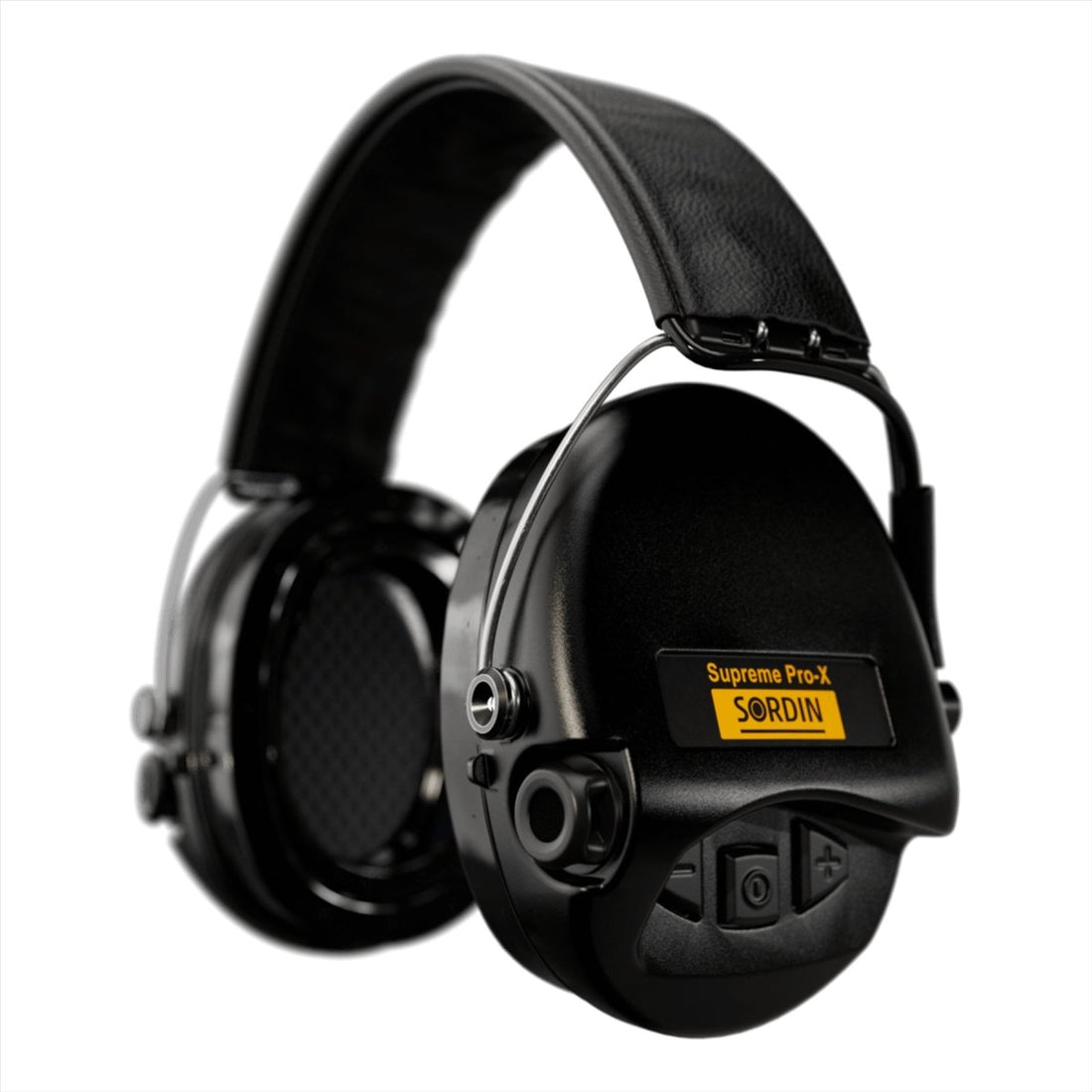 Sordin Supreme Pro-X LED Casque de protection auditive pour prise de vue électronique Noir