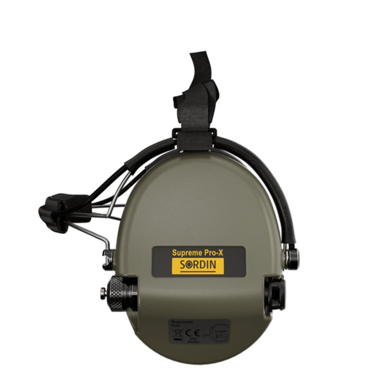 Sordin Supreme Pro-X Neckband Elektronische gehoorbescherming S omgevingsgeluid Green Green