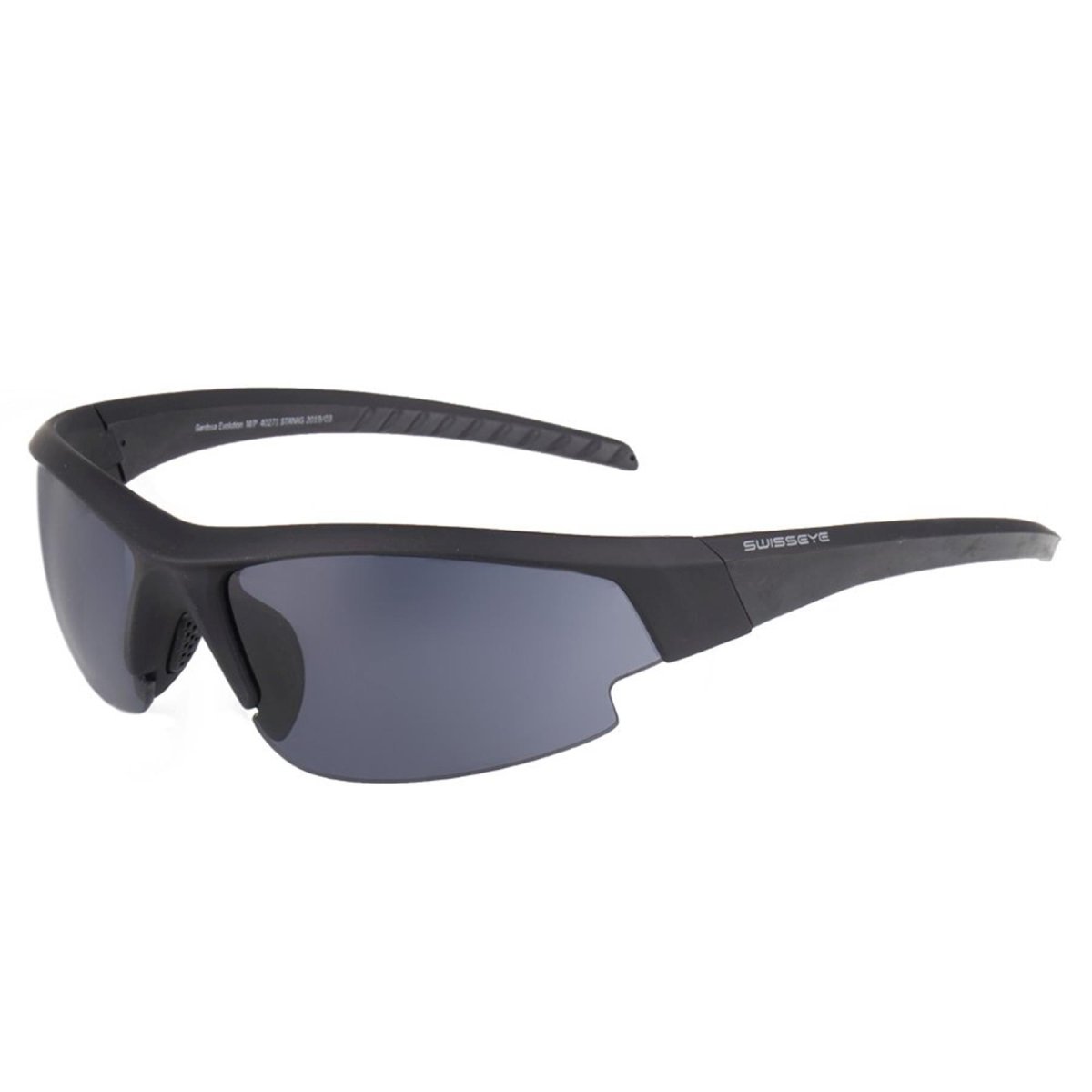Lunettes de tir balistiques SWISS EYE branches caoutchoutées aérodynamiques réglables