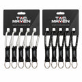 TAC MAVEN Mousquetons en aluminium de 7 mm, paquet de 5 clips pour clés de camping en plein air