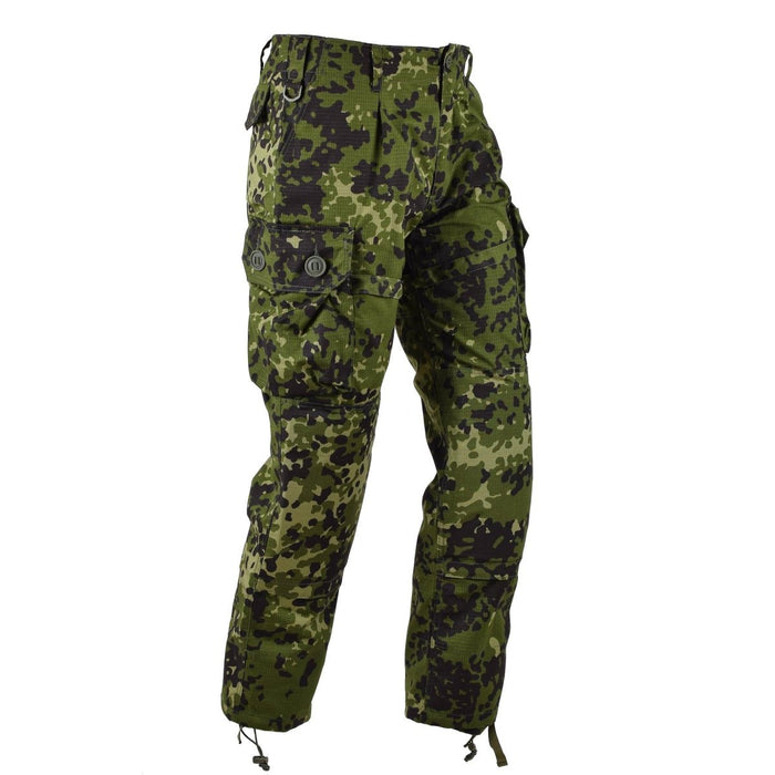 TACGEAR Merk Deense militaire gevechtsbroek in militaire stijl M84 camo ripstop - GoMilitar