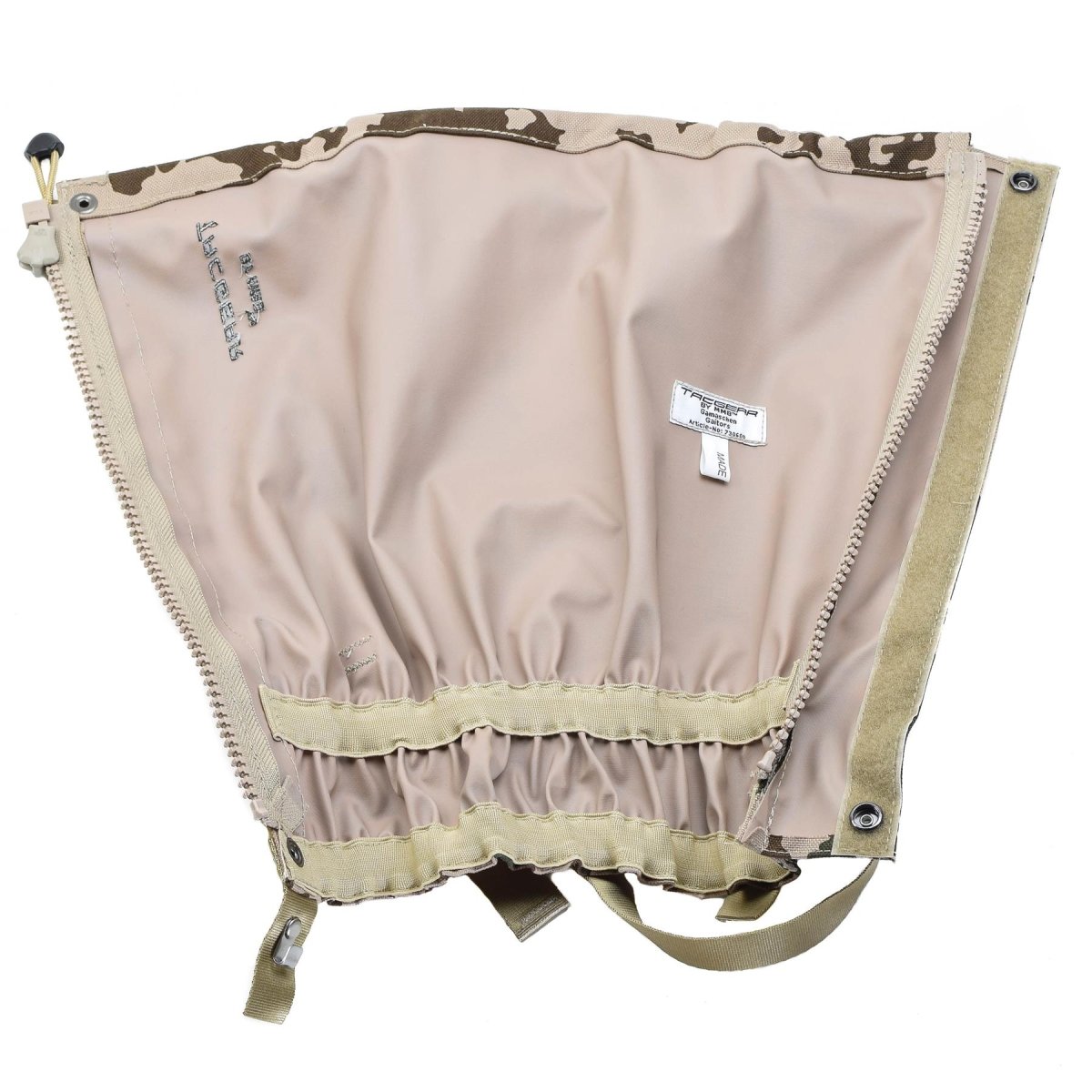 Tacgear Brand Leg Baiters Waterdicht Duitse BW Tropical Camo Metal Hooks Nieuw
