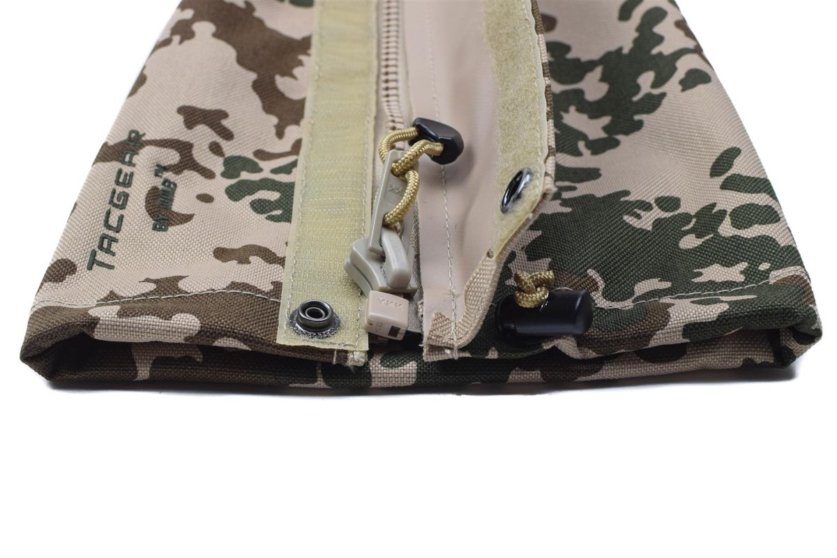 Tacgear Brand Leg Baiters Waterdicht Duitse BW Tropical Camo Metal Hooks Nieuw