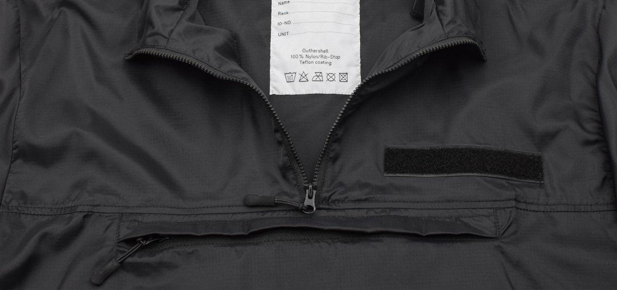 Tacgear Brand Windhirt Zwart lichtgewicht Camping Wandelen Outdoor Ripstop Smock