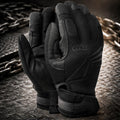 TAMREX PRO-6000 tactische handschoenen Duurzame diamantgreep met klittenbandsluiting Zwart
