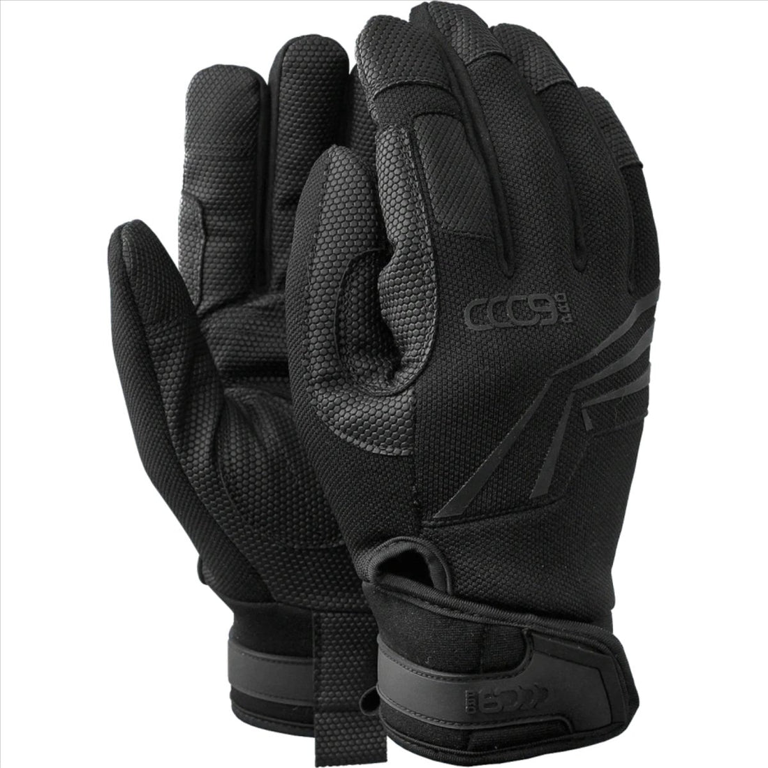 TAMREX PRO-6000 tactische handschoenen Duurzame diamantgreep met klittenbandsluiting Zwart